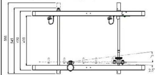OPTOMA SFFPRO1 - 112.4xxx ~ 112.6xxx Stack frame Aluminium - 2
