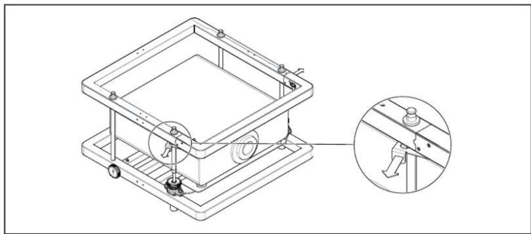OPTOMA SFFPRO1 - 112.4xxx ~ 112.6xxx Stack frame Aluminium - 2