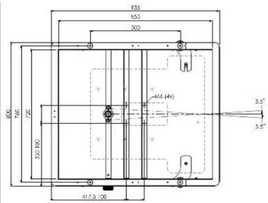 OPTOMA SFFPRO1 - 112.4xxx ~ 112.6xxx Stack frame Aluminium - 1