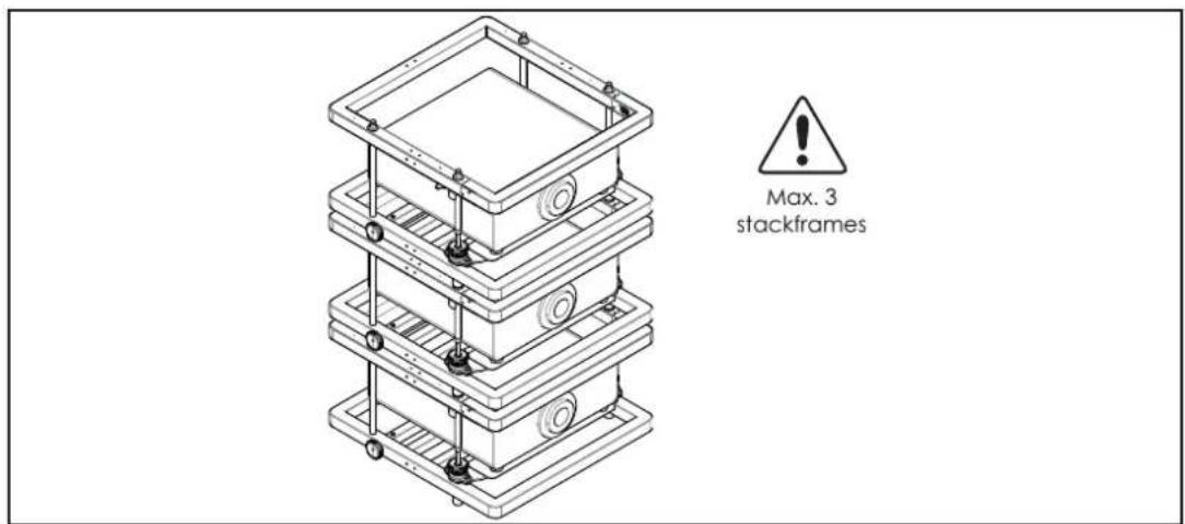 OPTOMA SFFPRO1 - 112.4xxx ~ 112.6xxx Stack frame Aluminium - 1