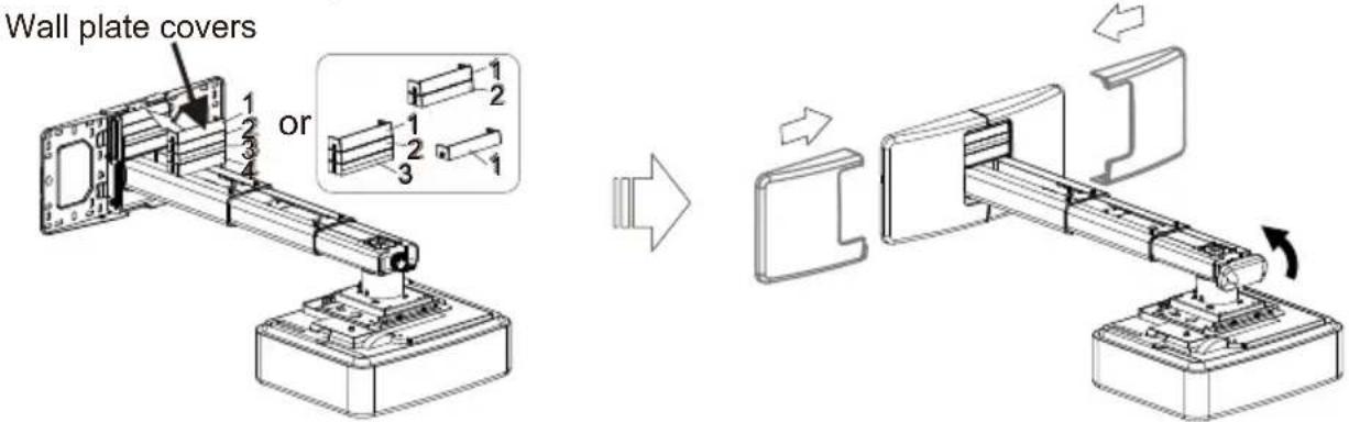 OPTOMA OWM3000 - Step 10: Using the decorative covers - 1