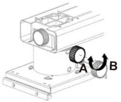 OPTOMA OWM3000 - Schritt 8: Die horizontale Rollbewegung einstellen - 1