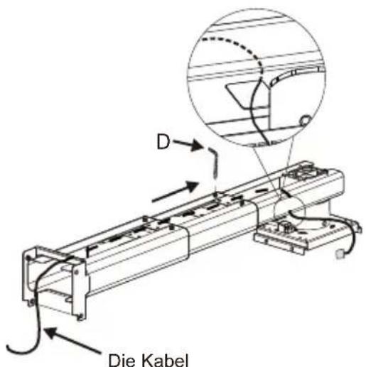 OPTOMA OWM3000 - Schritt 2: Befestigen Sie die Projektorhalterung an der Wandplatte - 1