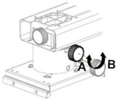 OPTOMA OWM3000 - Schritt 8: Die horizontale Rollbewegung einstellen - 1