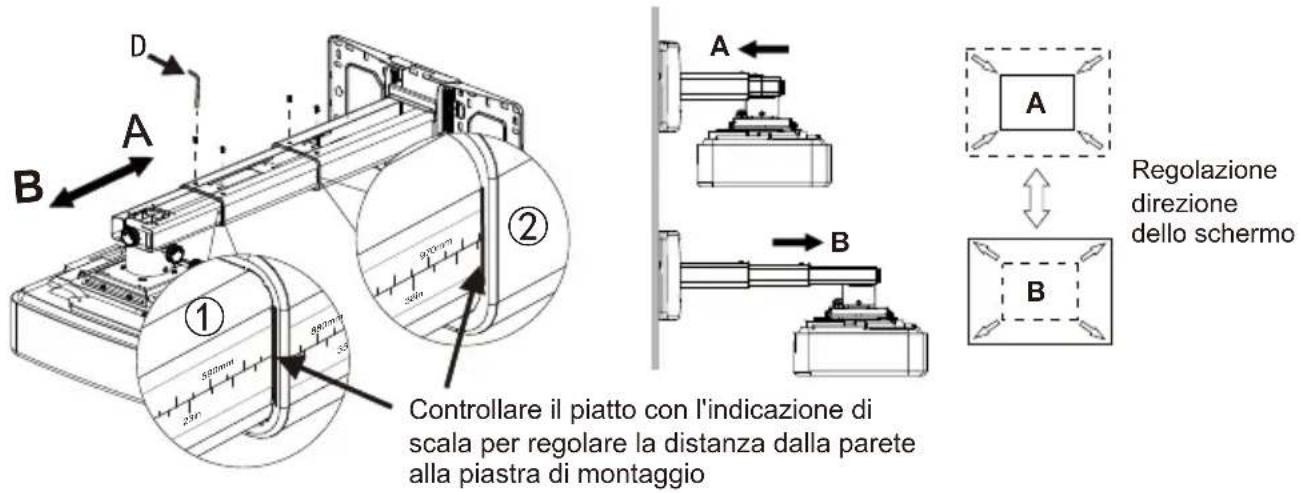 OPTOMA OWM3000 - Passo 1: Fissare la piastra alla parete - 12
