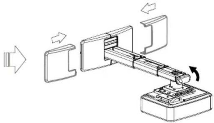 OPTOMA OWM3000 - Schritt 10: Die Wandplatte abdecken - 2