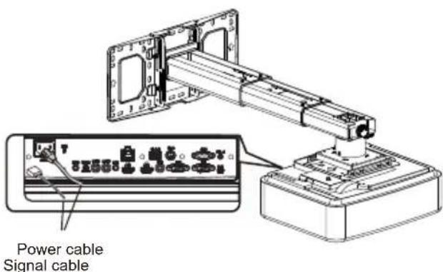 OPTOMA OWM3000 - Step 4: Adjusting the image horizontally - 4