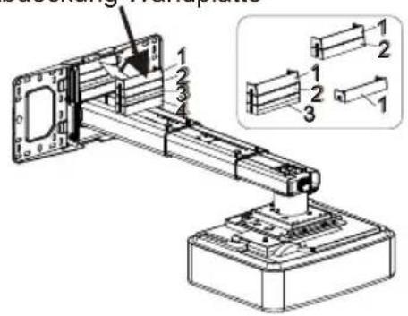 OPTOMA OWM3000 - Schritt 10: Die Wandplatte abdecken - 1