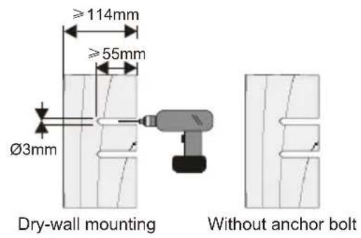 OPTOMA OWM3000 - Step 1: Attach the wall plate to the wall - 3