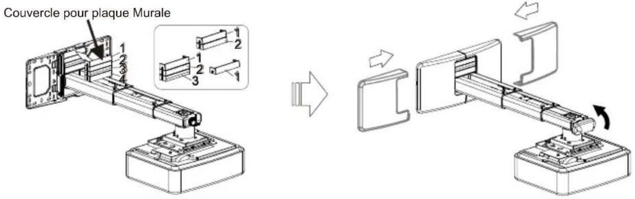 OPTOMA OWM3000 - Etape 10: Ajoutez les couvercles et caches - 1