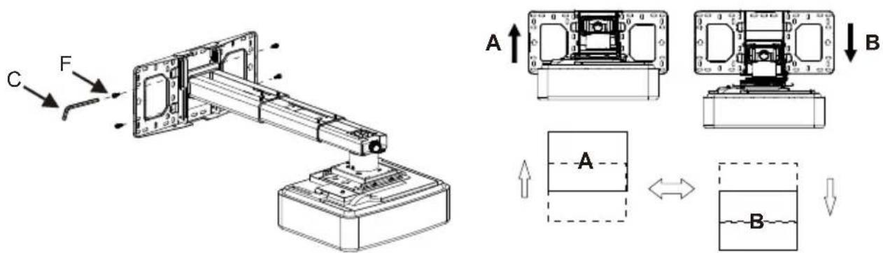 OPTOMA OWM3000 - Etape 1: Fixer la plaque murale au mur - 11