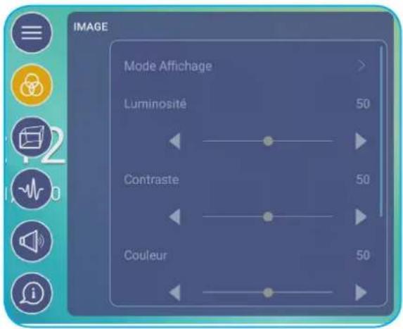 OPTOMA 5861RK - Configurer les paramètres d'image - 1
