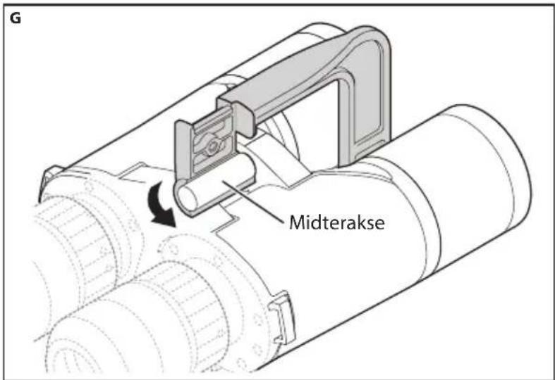 NIKON WX - Fastgorelse af stativadapter TRA-5 på kikkerten - 1