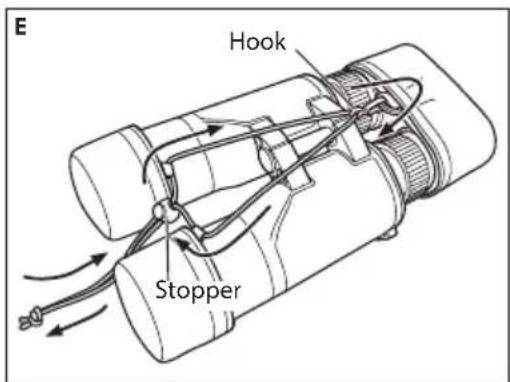 NIKON WX - Usage procedures for the cover-type eyepiece cap, cover-type objective lens caps, and loss prevention cord for the caps - 1