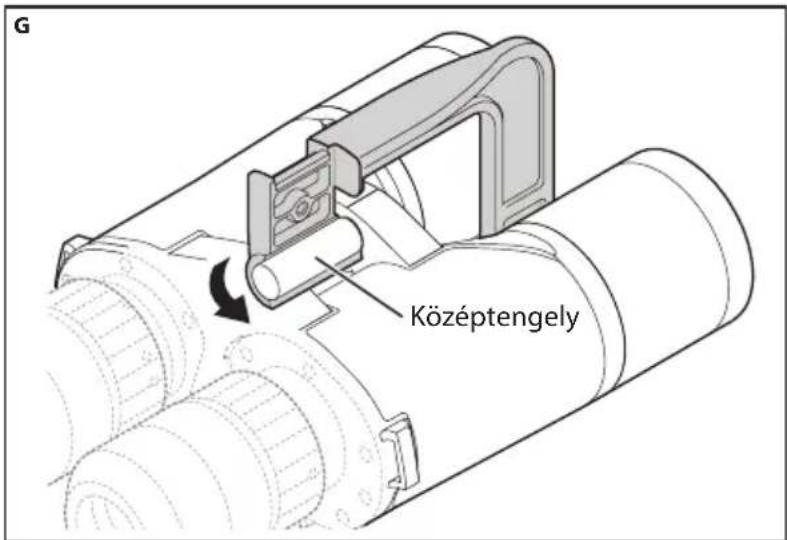 NIKON WX - A TRA-5 tripod adapter   csatlakoztatása a távcsöhöz - 1