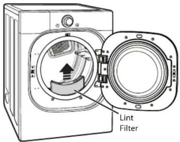 LG DLEX4370W - Check the Lint Filter before Every Load - 1