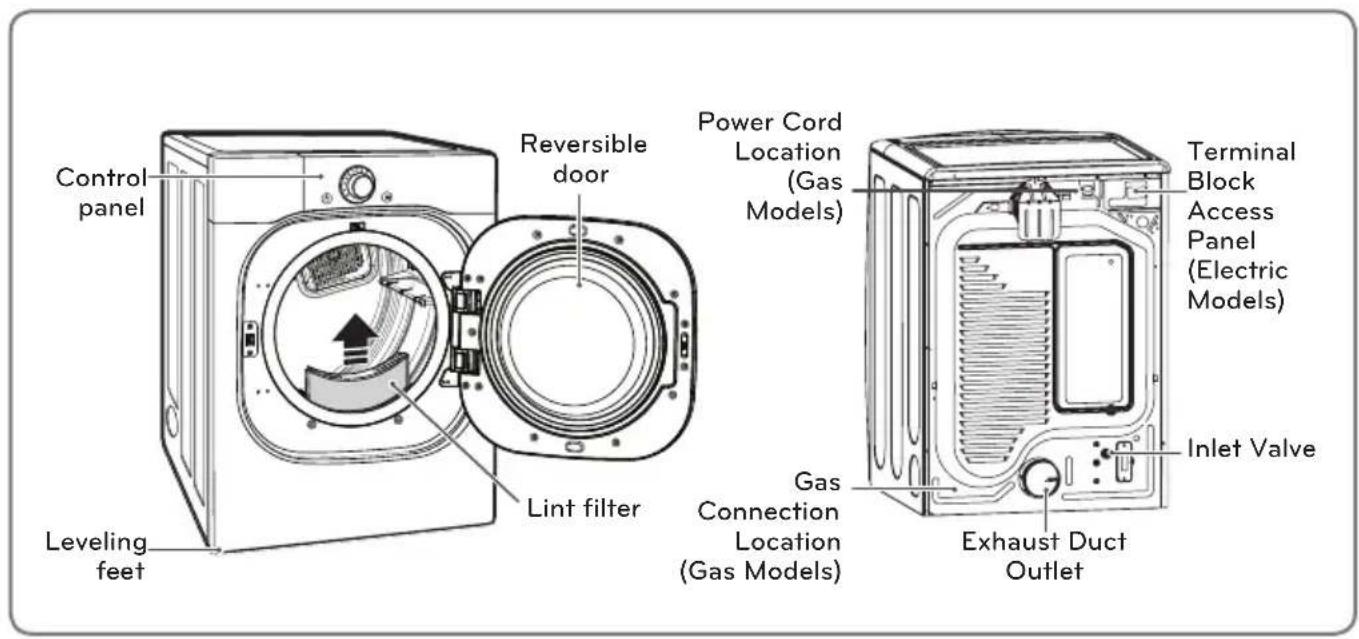 LG DLEX4370W - PRODUCT OVERVIEW - 1