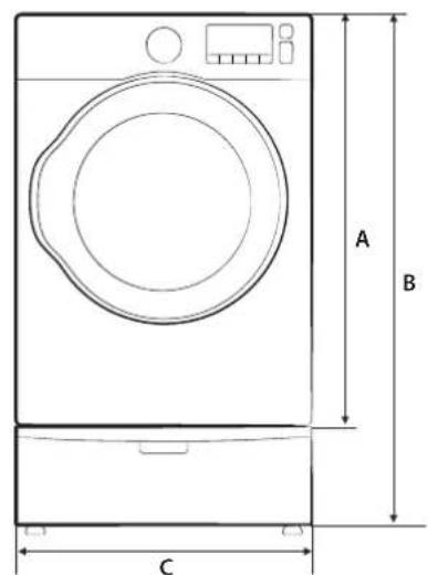 SAMSUNG DV45K6500EW - Installation requirements - 1