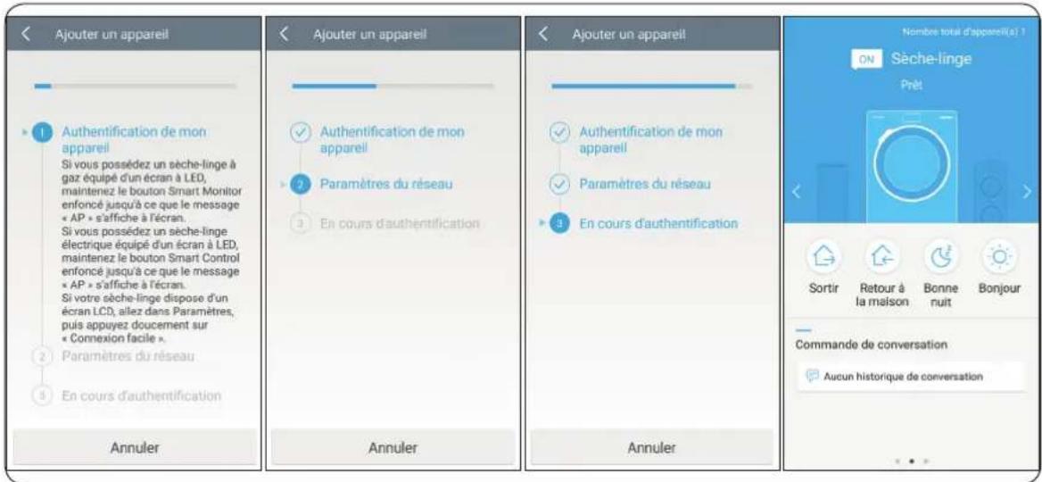 SAMSUNG DV45K6500EW - Mise en marche - 4
