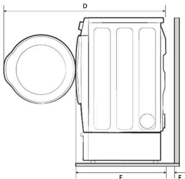 SAMSUNG DV45K6500EW - Conditions d'installation - 2