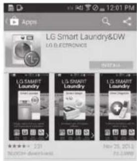 LG DLEX4270V - Installez l'application LG Smart Laundry&amp;Dw sur un téléphone intelligent compatible avec NFC. - 1