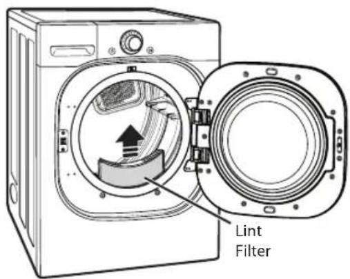 LG DLEX4270V - Check the lint filter before every load - 1