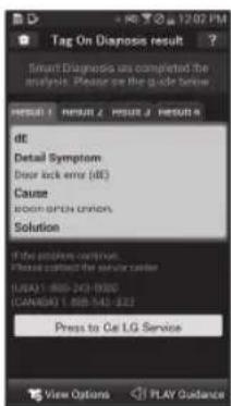 LG DLEX4270V - Check the diagnosis results and solutions. - 2