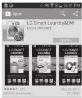 LG DLEX4270V - Installéz l'application LG Smart Laundry&amp;Dw sur un téléphone intelligent compatible NFC. - 1