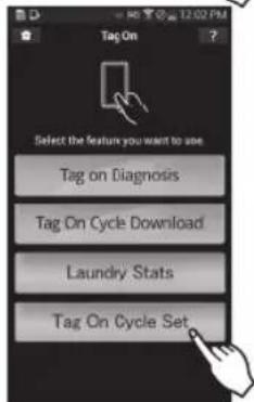 LG DLEX4270V - Tag On Cycle Set - 2