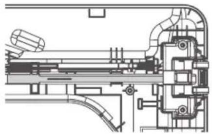 LG DLEX5780VE - Reinstall the top lock rod. - 1