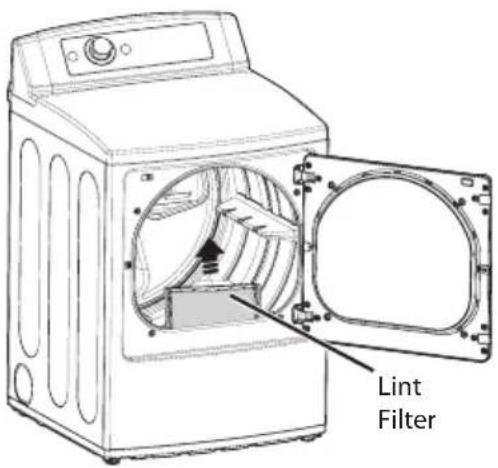 LG DLEX5780VE - Check the Lint Filter Before Every Load - 1