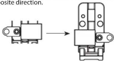 LG DLEX5780VE - Reverse the lower hinge bracket and hinge assembly. - 4