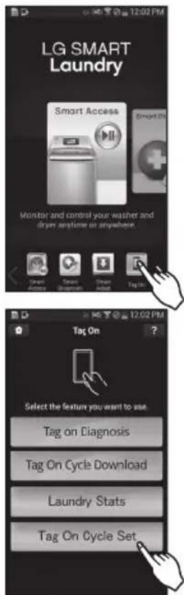 LG DLEX5780VE - Tag On Cycle Set - 1