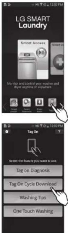 LG DLEX4270W - Select 'Tag On'. - 1