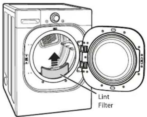 LG DLEX4270W - Check the lint filter before every load - 1
