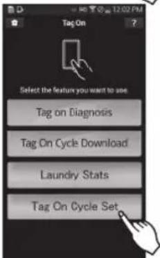 LG DLEX4270W - Tag On Cycle Set - 2