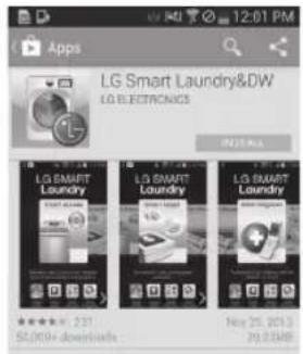 LG DLEX4270W - Install the 'LG Smart Laundry&DW' application on a NFC-equipped smartphone. - 1