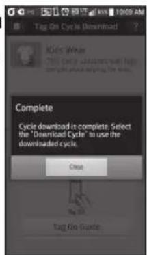 LG DLEX4270W - The new cycle is downloaded successfully! - 1