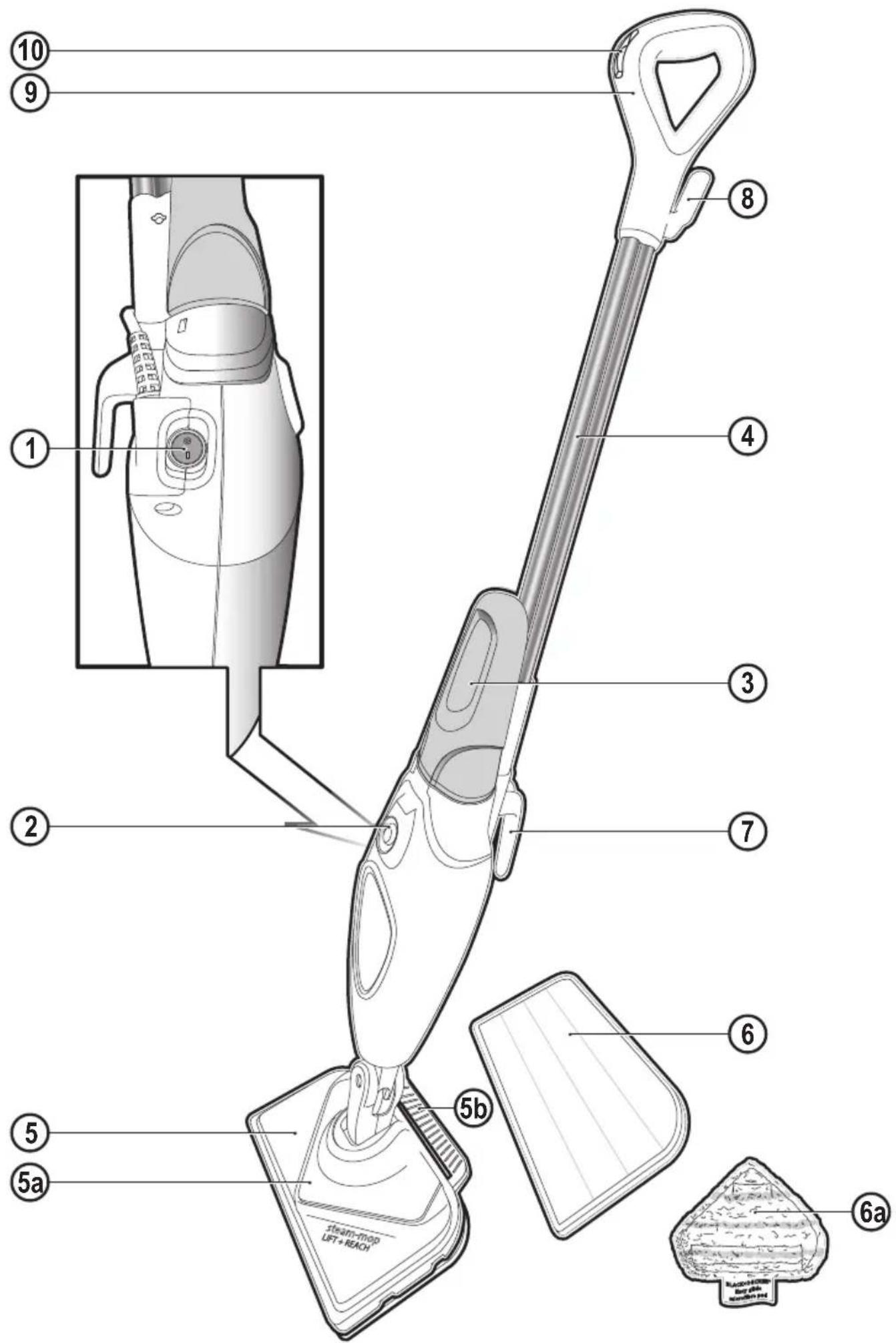 BLACK & DECKER BDSTEAM16 - 1