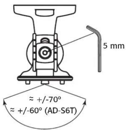 QSC AcousticDesign ADS32T - Einstellen des Winkels der X-Mount™ Halterung - 3