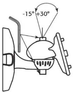 QSC AcousticDesign ADS32T - Einstellen des Winkels der X-Mount™ Halterung - 2