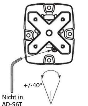 QSC AcousticDesign ADS112sw - Einstellen des Winkels der X-Mount™ Halterung - 4