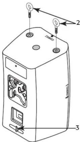 QSC AcousticDesign ADS112sw - Suspension du haut-parleur - 3