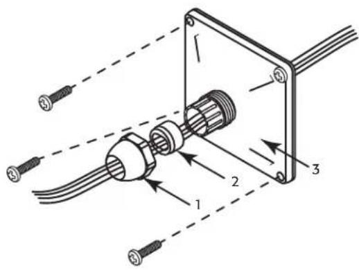 QSC AcousticDesign ADS112sw - Instale la cubierta resistente a la intemperie (opcional) - 1