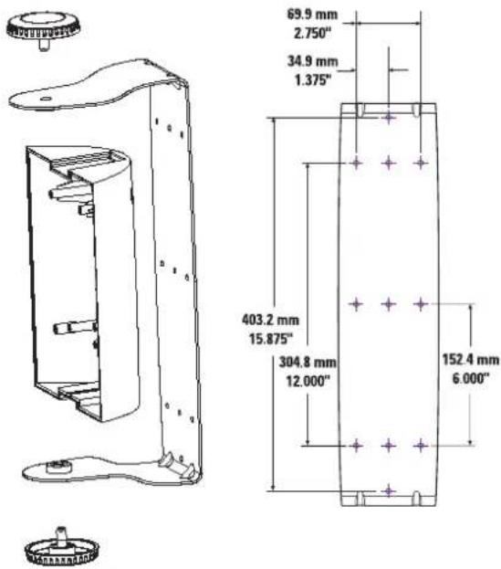 69.9 mm 2.750" 34.9 mm 1.375" 403.2 mm 15.875" 304.8 mm 12.000" 152.4 mm 6.000"