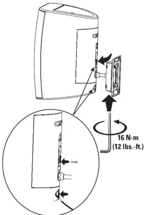 QSC ADS82 - Montageverfahren für die optionale ID-8- und ID-8T-Halterung (Fortsetzung) - 4