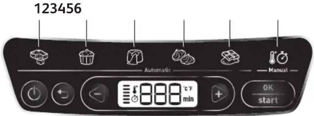 TEFAL Cake Factory KD803112 - Описание программ - 1