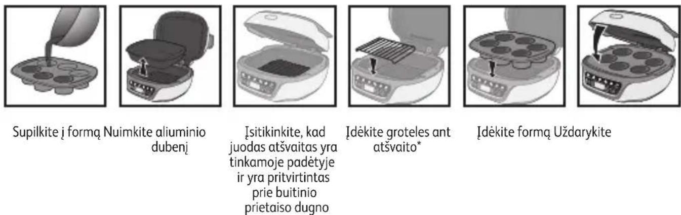 TEFAL Cake Factory KD803112 - Silikoninė „PROflex“ forma - 1