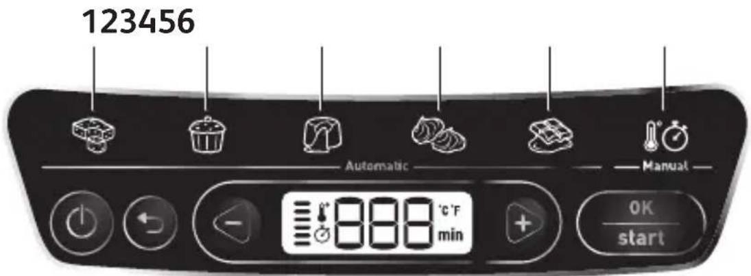 TEFAL Cake Factory KD803112 - Programmide kirjeldus - 1