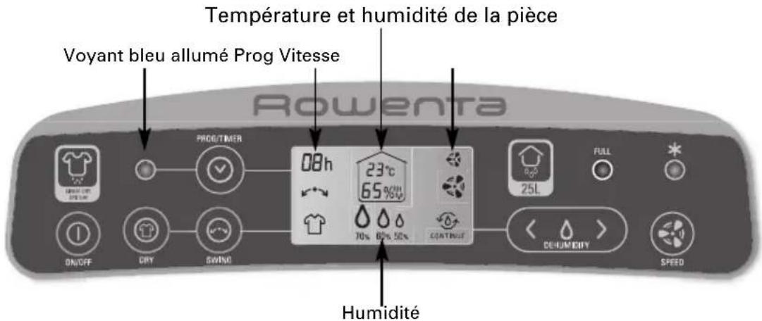 ROWENTA Intense Dry Control DH4130 - - Fonction PROG - 1